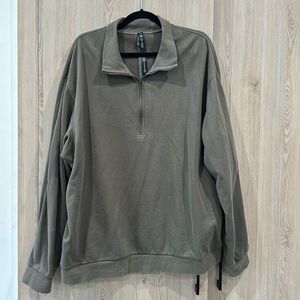 Lululemon Light Brown Zip up Sweater XXL